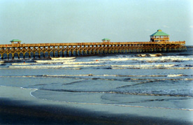 11-FOLLY BEACH PIER & GENTLE WAVES
